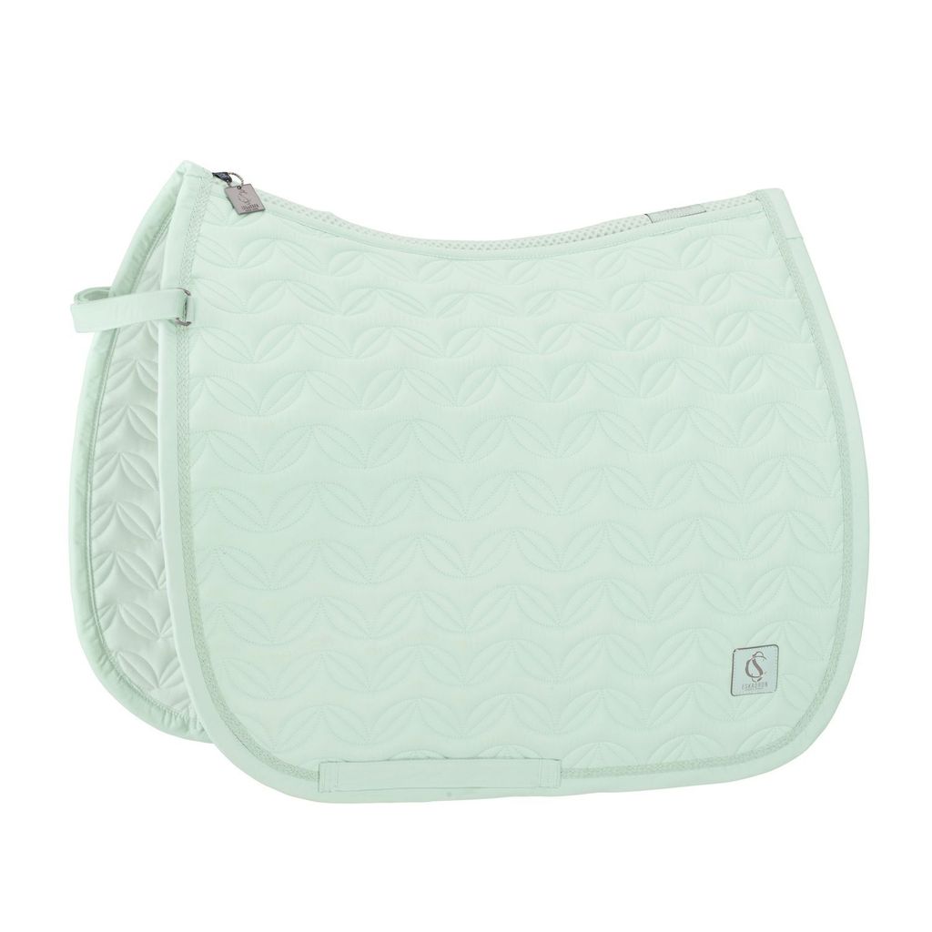 Eskadron Classic Sports Schabracke " SPARKLE FLORAL " Form - Dressur Farbe - powder green