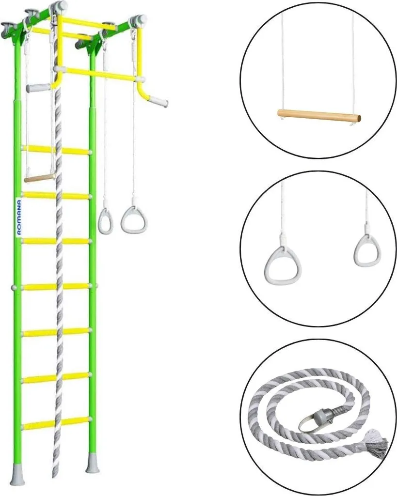 Espalier Comet 2 échelle de gymnastique enfant vert clair en métal