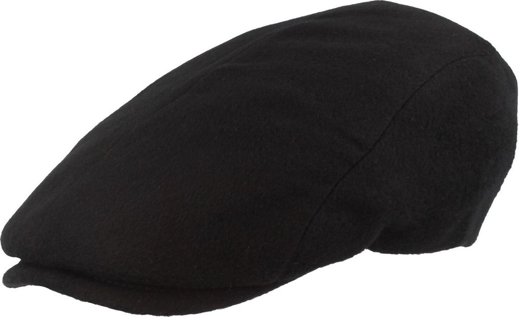 Fiebig Schiebermütze 100% Kaschmir Flatcap, blau, Gr. 58