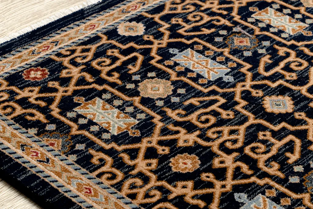 Tapis d'Orient Classique en Laine Keshan Multicolore 80x145 cm Chic