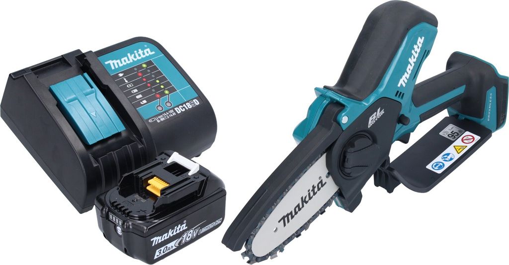 Makita DUC 101 SF01 Akku Astsäge 18 V 10 cm Brushless + 1x Produktbild 