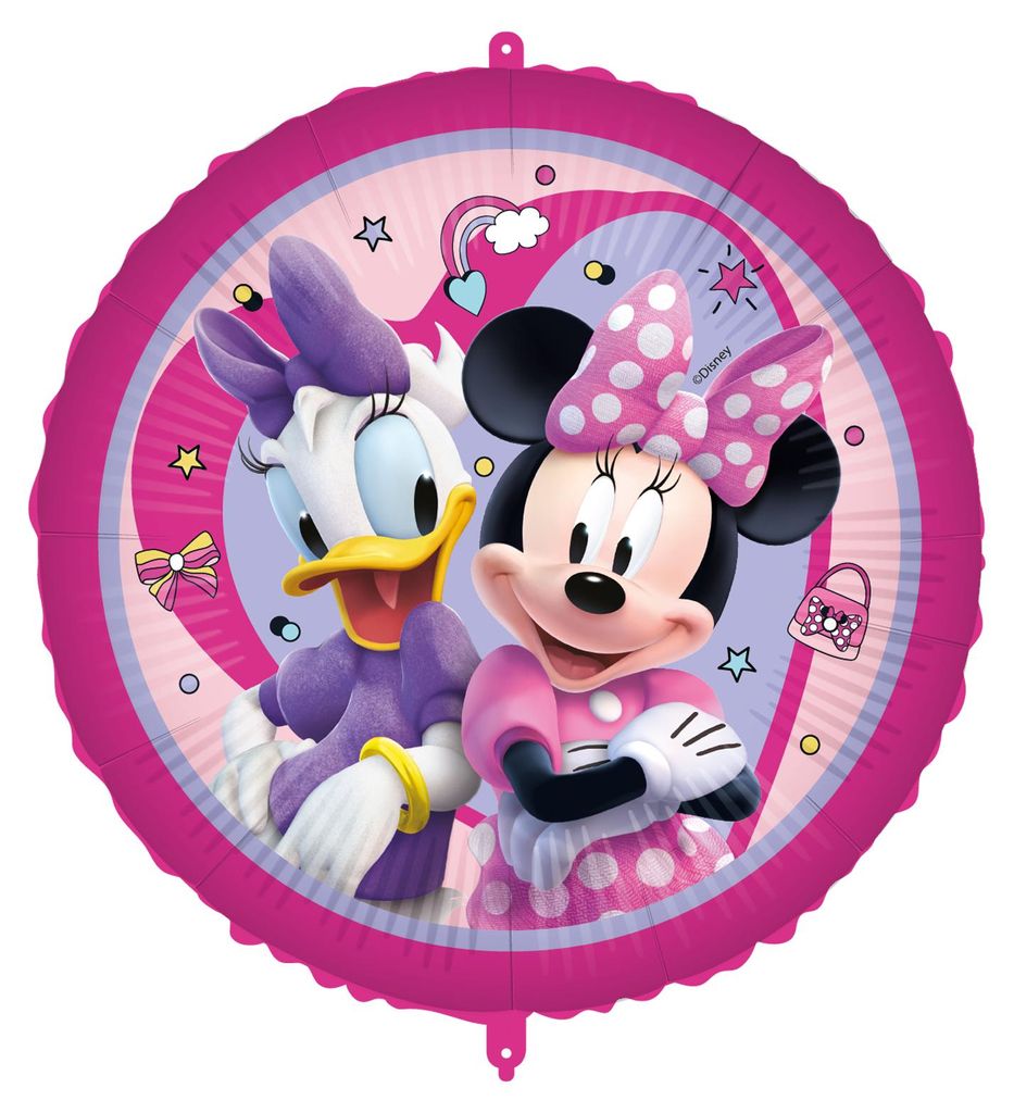 Pallone in foil "Minnie Mouse" con peso, rosa, 46 cm Immagine del prodotto 