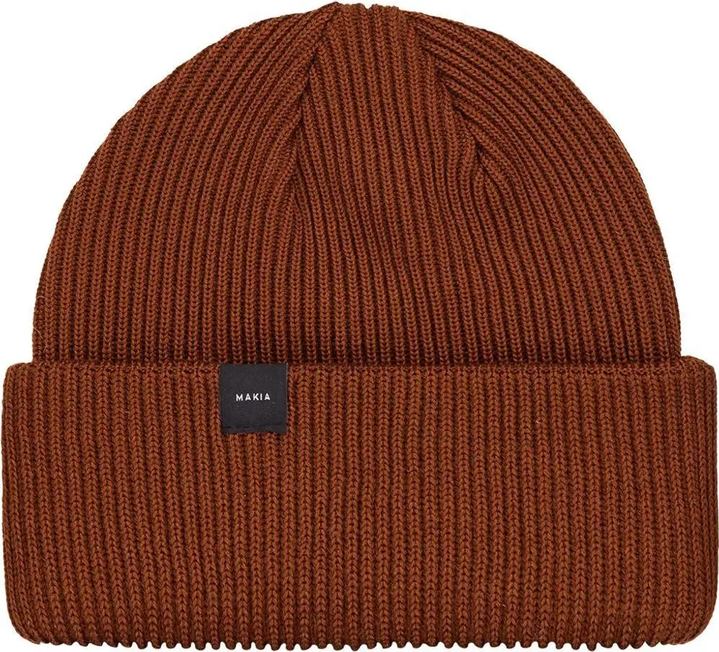 Makia Beanie Merino Marrone | Berretto Uomo Invernale Taglia Unica