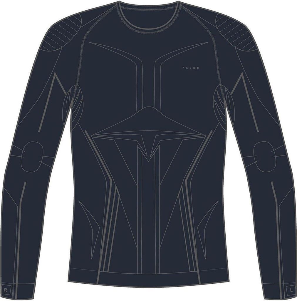 FALKE Warm langarm Funktionsshirt Herren space blue L