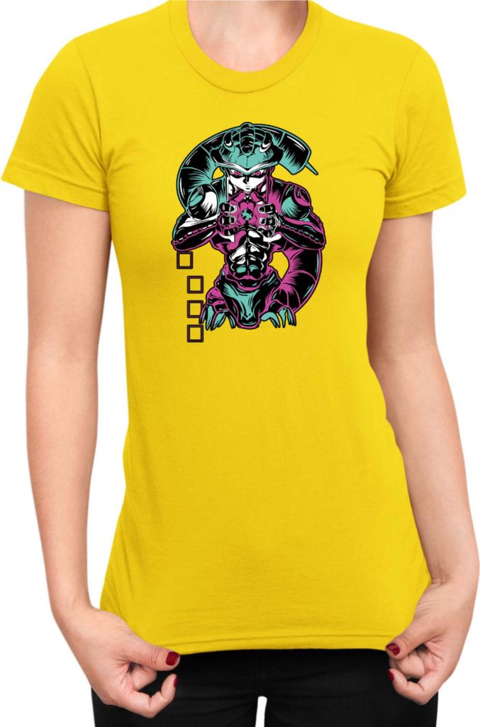 Damen T-Shirt Manga Japan Anime Comics Animation Meruem Gon Freecss, Lady L / Gelb