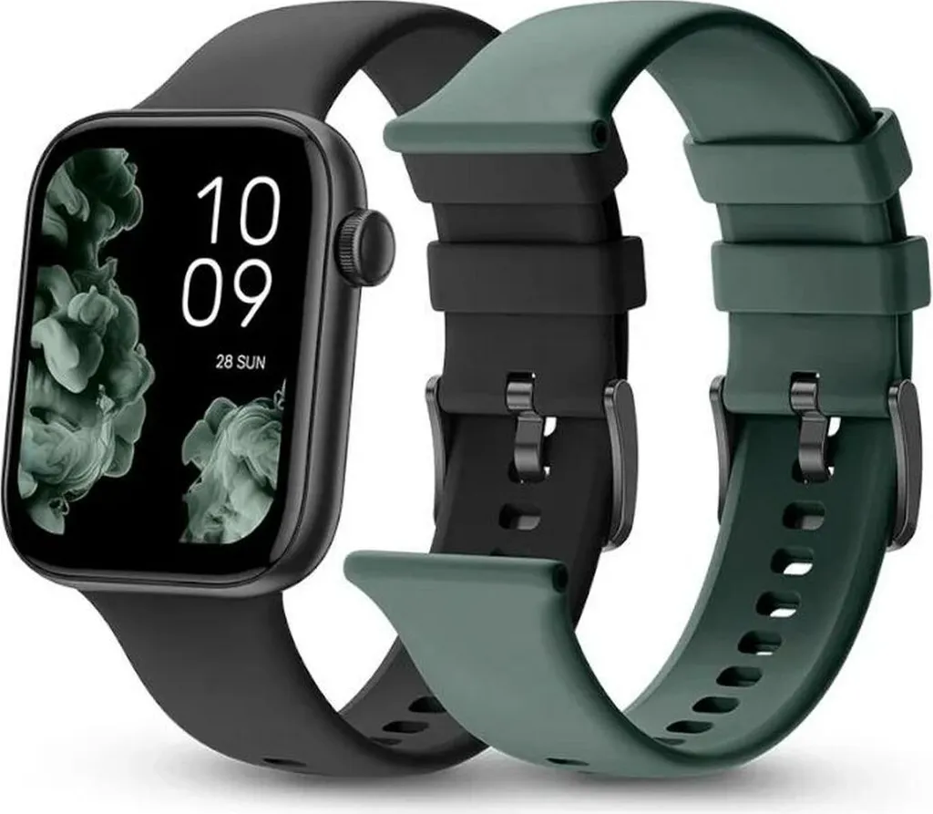 SPC Smartee Duo 2 Montre Connectée Black Green avec Bracelet Offert