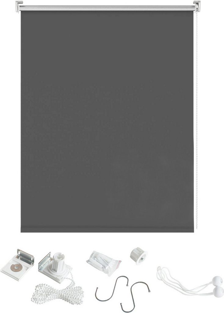 Fiqops Senkrechtmarkise Markisen 140 x 240cm Balkonmarkise Sonnenschutz, UV-bestaendige Vertikalmarkise, Windschut und Sichtschutz, aus Metall und ...