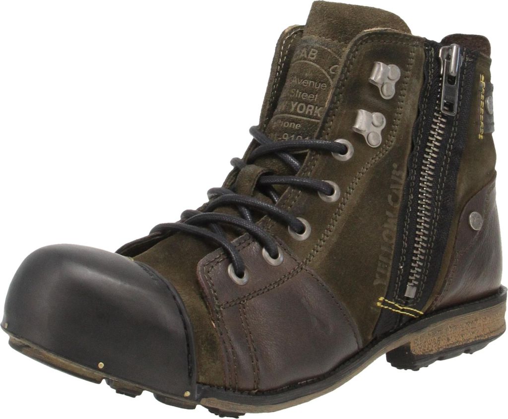 Yellow Cab Industrial 2-J - Herren Schuhe Boots / Stiefel - 8000-Green, Größe:45 EU