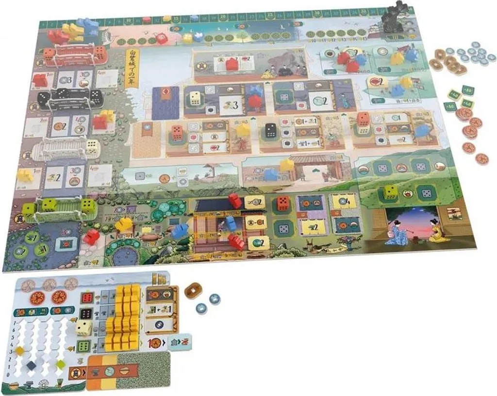 Extension Matcha The White Castle Jeu de Dés et Cartes Multicolore