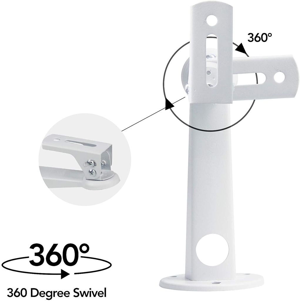360° Drehbar Deckenhalterung Aluminium Mini Projektor Beamer Halterung Ständer 