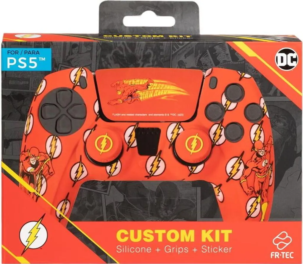 Fr-tec Custom Kit Flash PS5 - Grip Migliorato e Case Silicone - 3