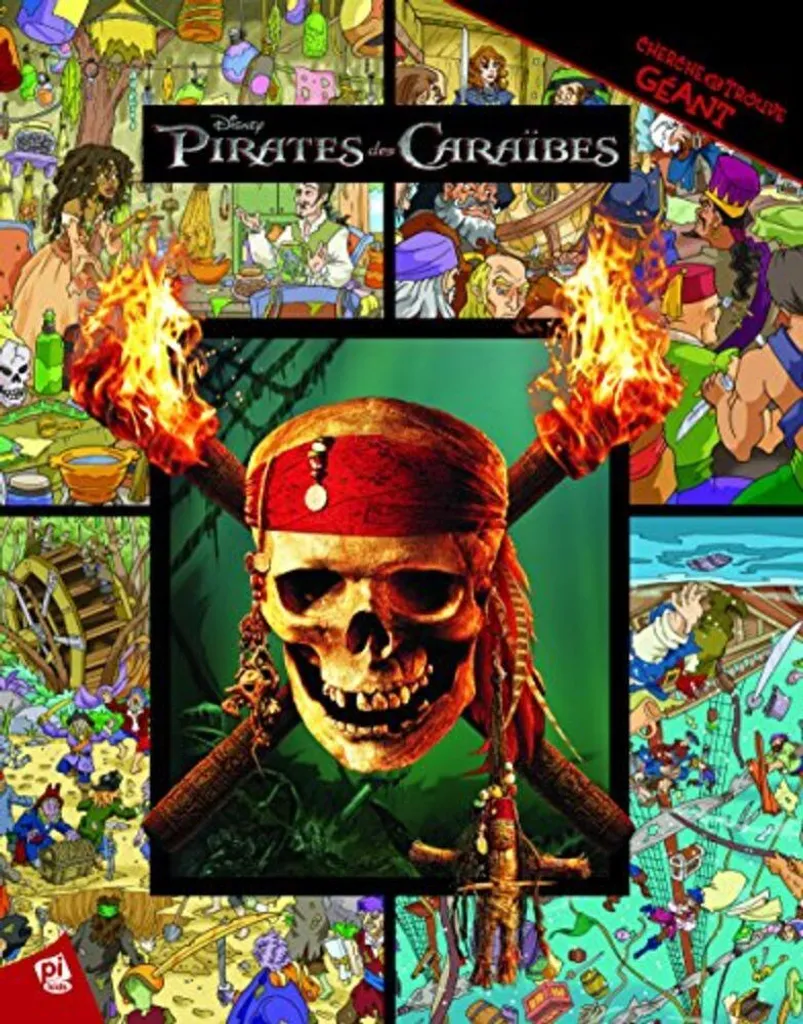 Jeu de Société Pirates des Caraïbes - Stratégie et Aventure Navale dès 8 Ans