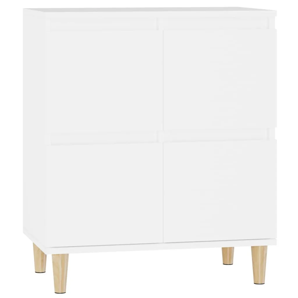 Credenza Bianca SYFAX™ 60x35x70 cm | Legno Multistrato Design Moderno