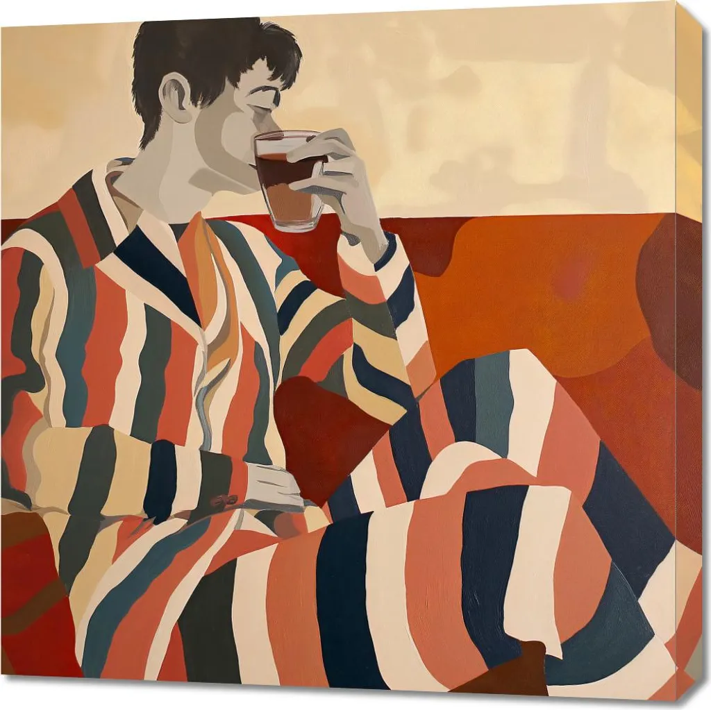 Quadro Emozionale 70x70 cm Una Pausa Per Respirare - Tela Benessere Casa