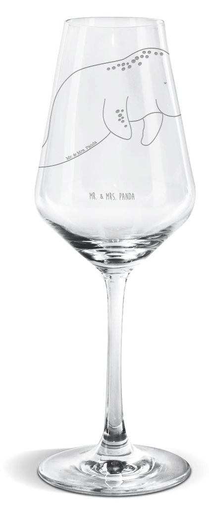 Mr. & Mrs. Panda Weinglas Seekuh Chillen - Transparent - Geschenk, Diät, Weißwein Kelch, Weißweinkelch, Essen, Für, Meer, wein glas, Abnehmen, ...