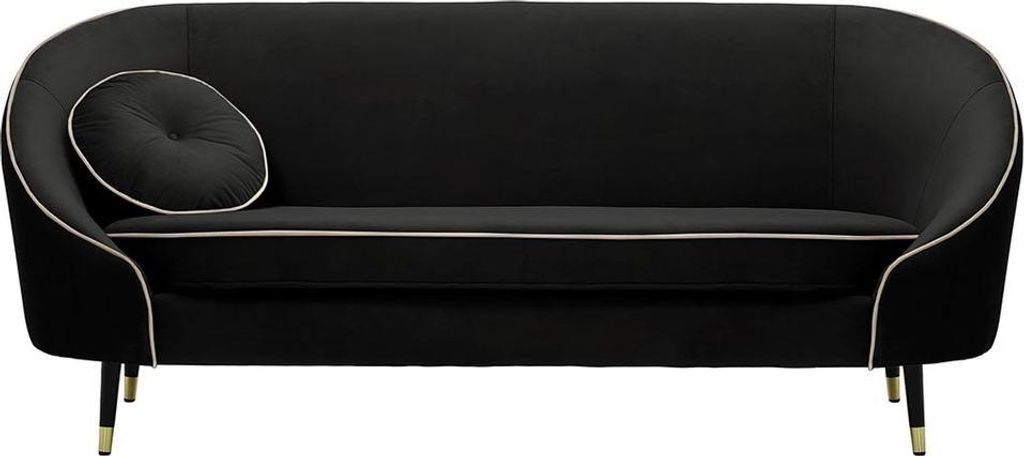 Dreisitzer-Sofa Kooper-Velluto 20-Contrast piping-brass