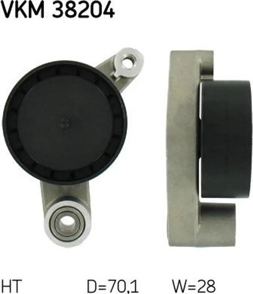 Remplacer le Galet Tendeur Courroie BMW E38 - SKF VKM 38204 Référence