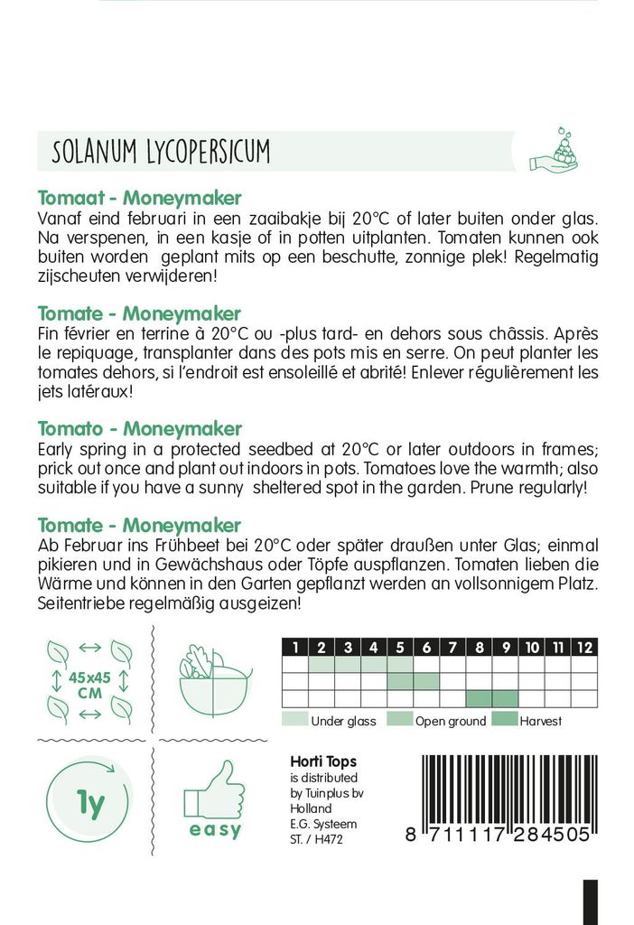 Tomaten Moneymaker | Tomatensamen von Hortitops