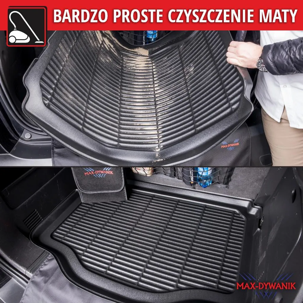 Tappetino per bagagliaio Toyota Yaris III Max-Dywanik 2012-19 - 6
