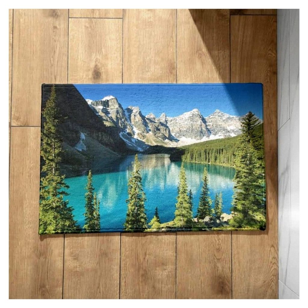 Waschbare Schmutzfangmatte mit Motiv für den Außenbereich 40x60 cm