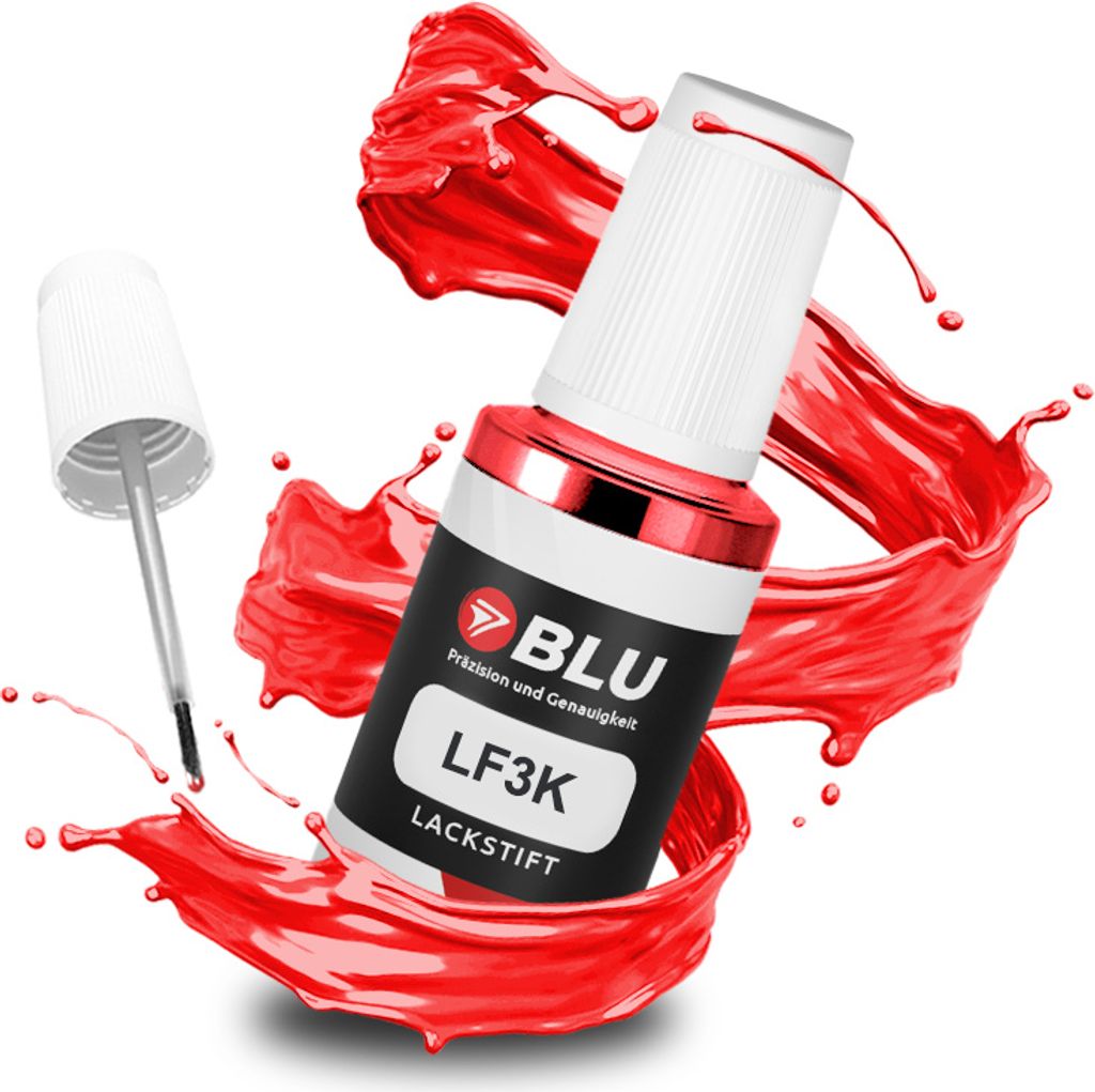 BLU Auto Lackstift Rot kompatibel für Skoda LF3K CorridaRed Produktbild 