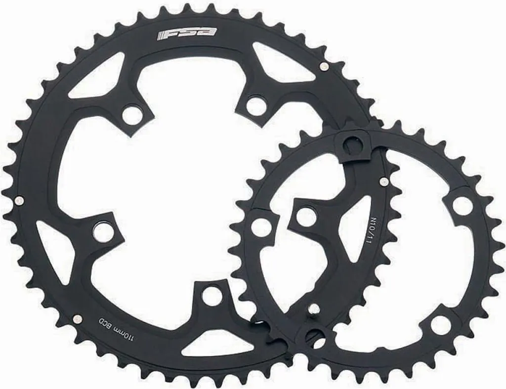 Plateau FSA 34 dents noir 110 mm : changement de vitesse précis et fluide