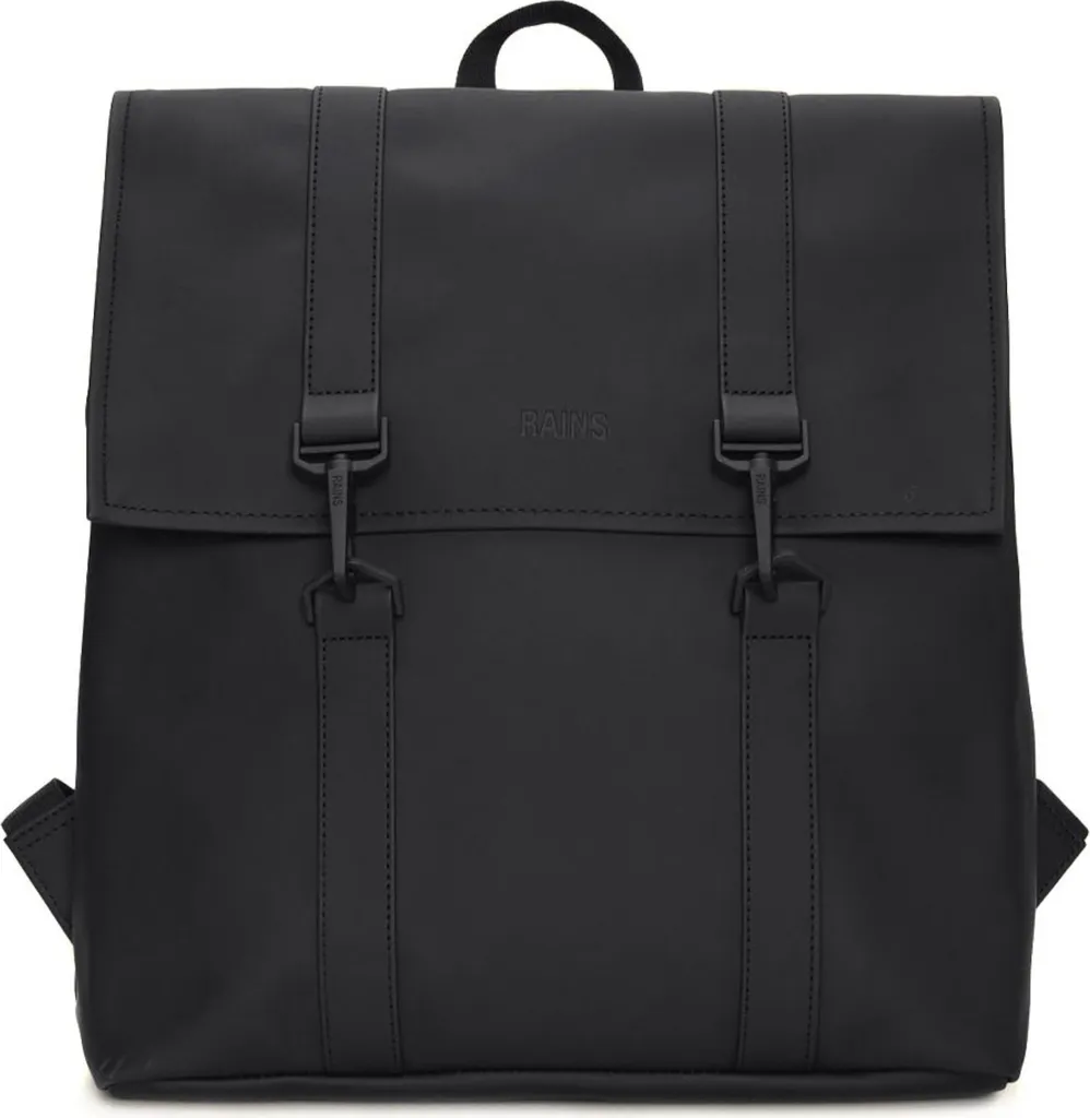 Zaino Nero Rains MSN Mini 1331BLA - Perfetto per Viaggi e Città