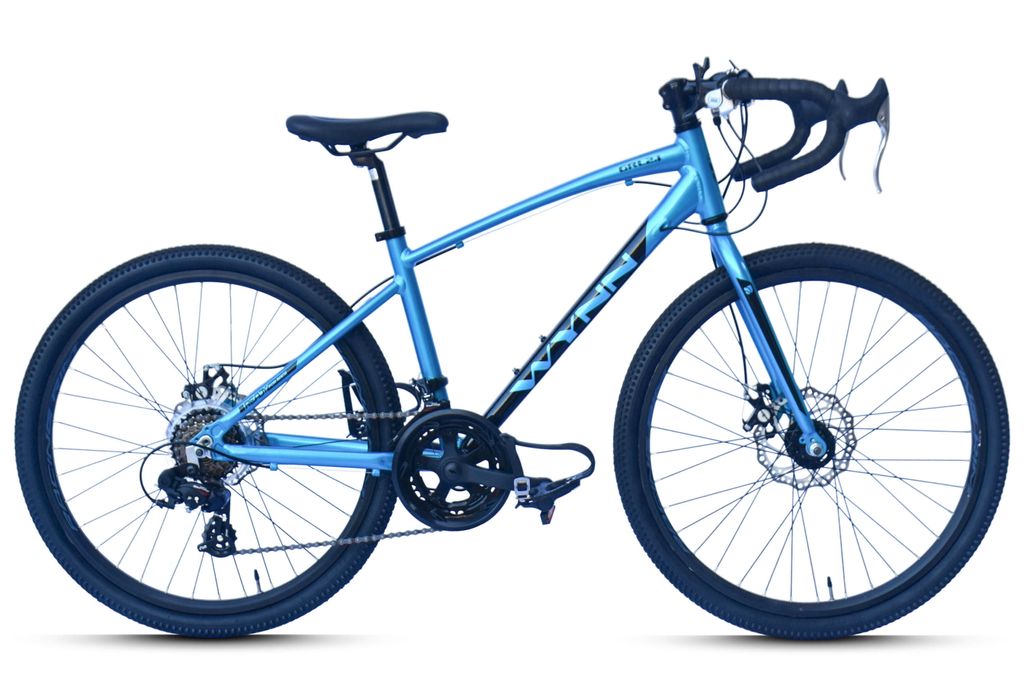WYNN Kinderrad Gravelbike Gravel 24 Zoll GRL2.1 blau Produktbild 