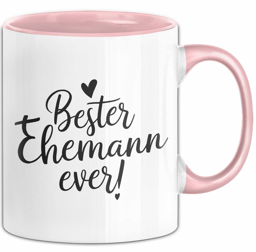 Guter Ehemann Verheiratete Männer Jungen Tasse Becher Geschenk Lustige Geschenkidee Spruch Bester Ehemann Ever (Rosa)