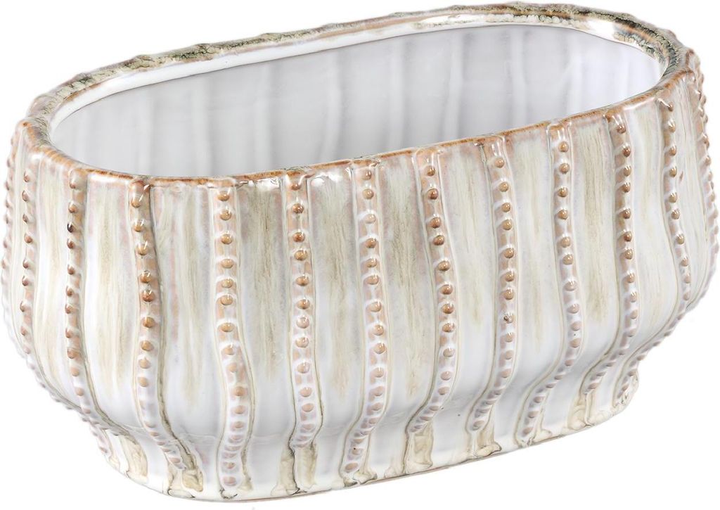 PTMD - Topf Dell - Beige - 28x16,5x14cm