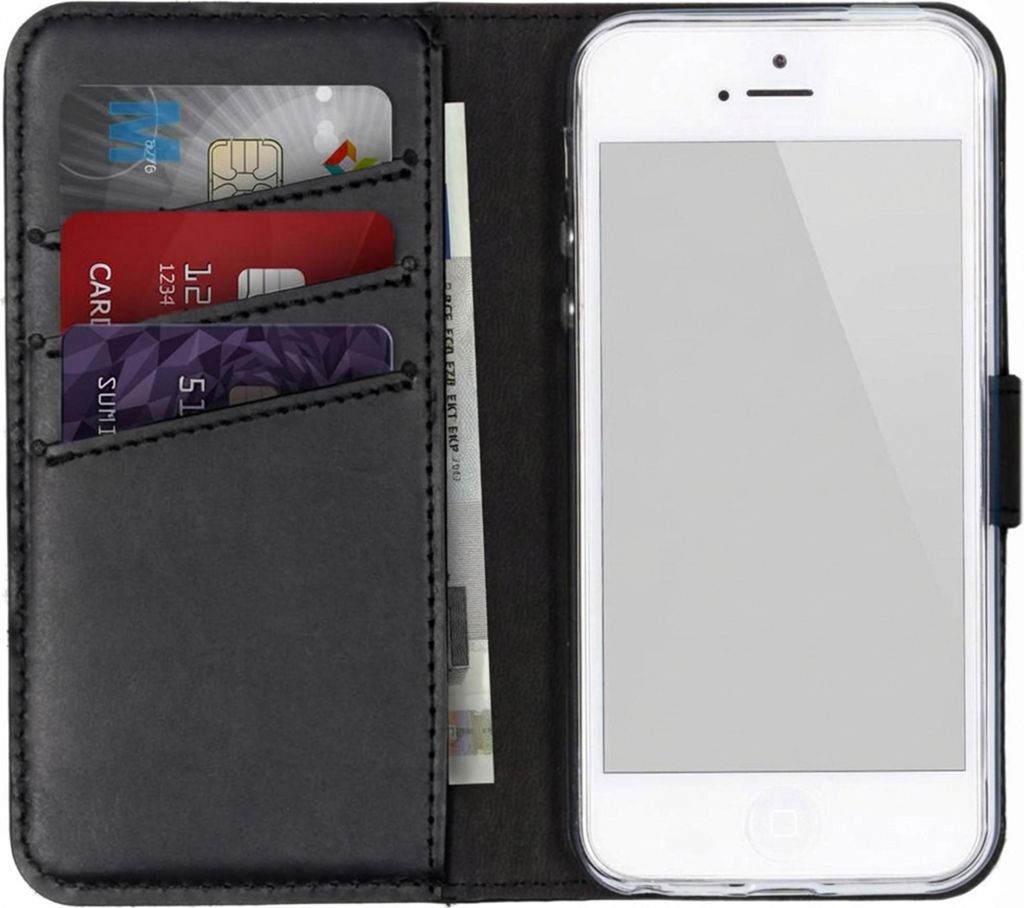 Selencia Bibliothèque en cuir véritable pour Apple iPhone Image du produit 