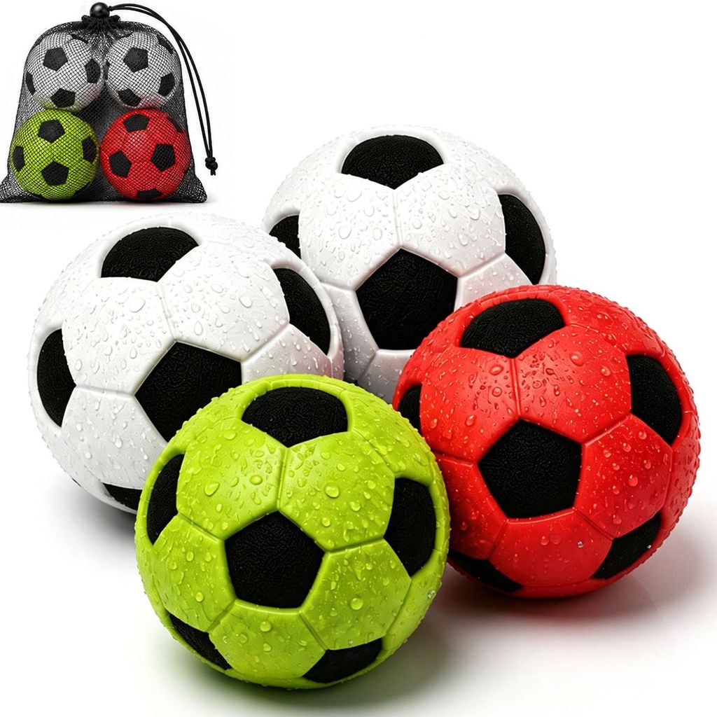 4 Stück  Wasserbälle wiederverwendbar,weiche Fußball Produktbild 