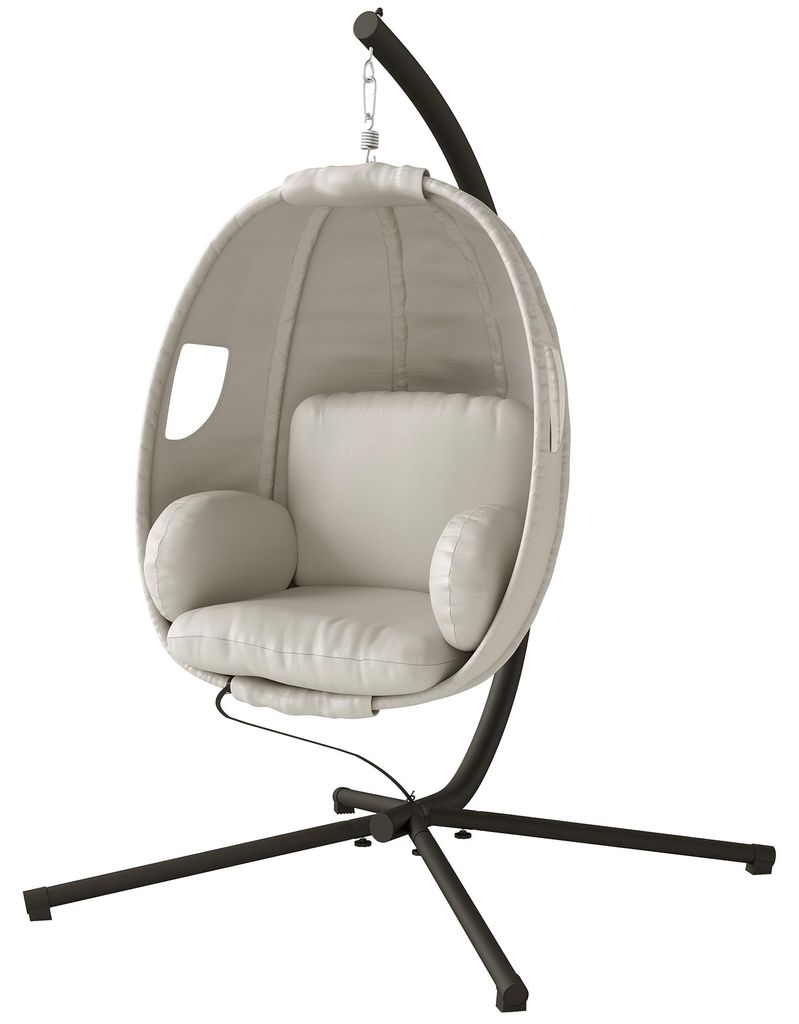 Outsunny hangstoel met frame, inklapbaar. Hangmand met Productafbeelding 