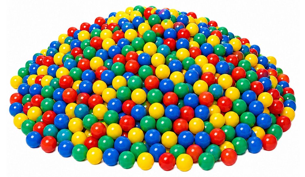 Aga Balles en plastique MIX 5,5 cm 200 pcs Image du produit 