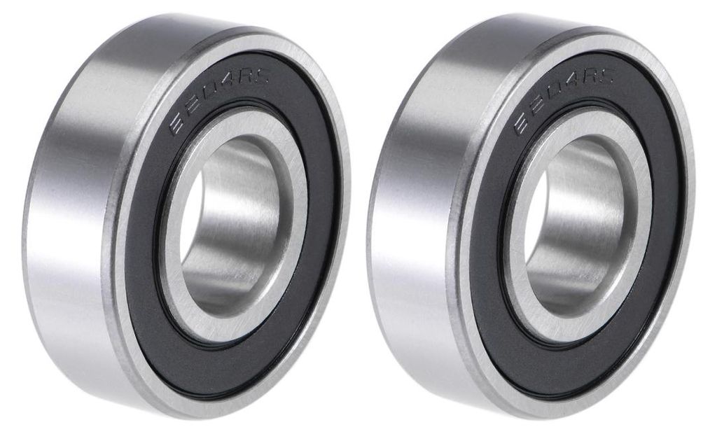 2 Stš¹ck 6204-2RS Rillenkugellager 20mm x 47mm x 14mm Kugellager Bearing Skateboard Bearings Skateboard Kugellager Rollenlager Doppelt Versiegelt...