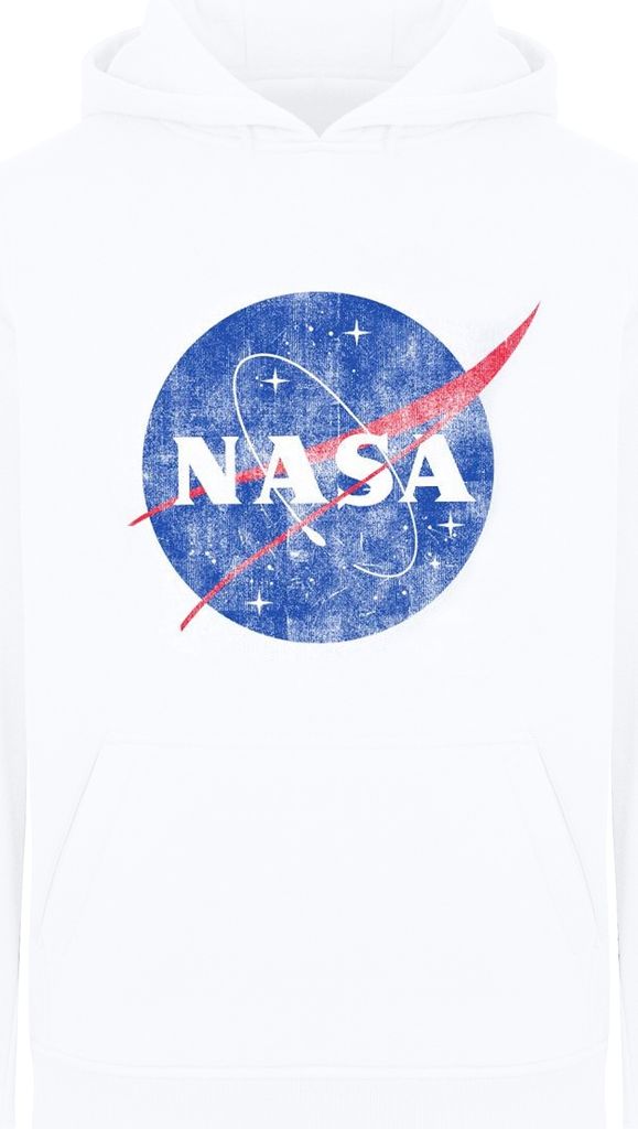 NASA - Kapuzenpullover für Jungen BI13505 (128) (Weiß)