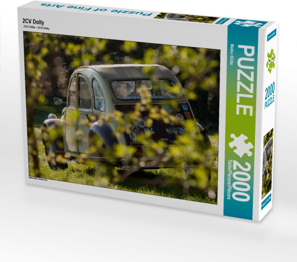 CALVENDO Puzzle 2CV Dolly 2000 Teile Puzzle quer | 2000 Teile Lege-Größe 90x67cm Foto-Puzzle für glückliche Stunden