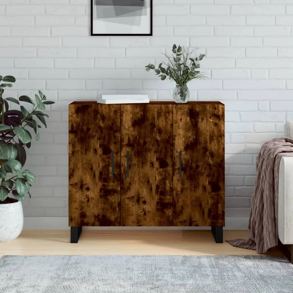 Maison Exclusive Credenza Rovere Affumicato 90cm Mobili Soggiorno