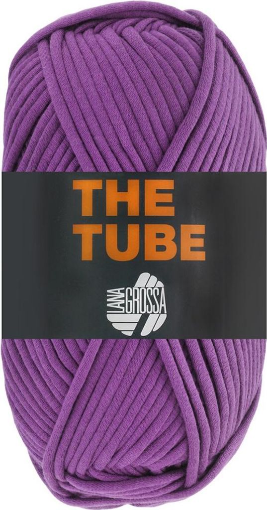 Lana Grossa THE TUBE 200 g gefülltes Schlauchgarn (Ø ca. 4-5 mm), Farbe:020 - Viola
