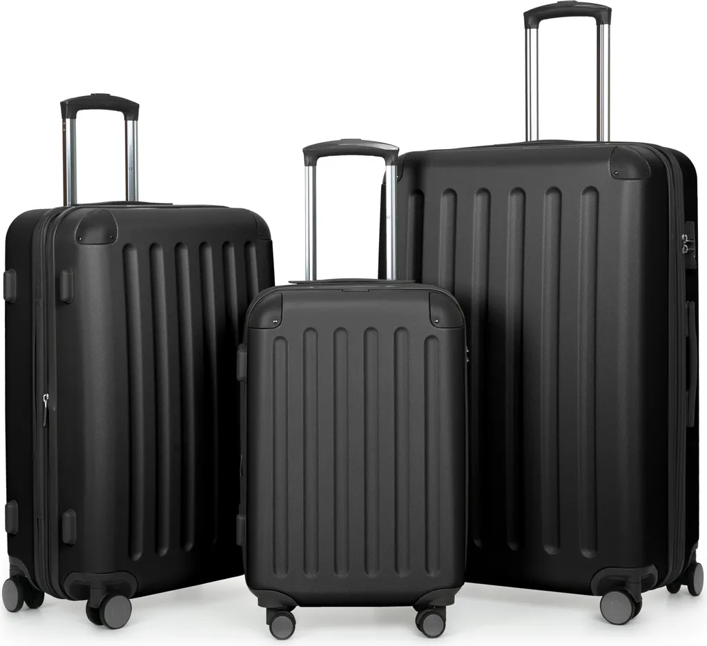 Valises de Voyage Extensibles avec Serrure TSA et Roues Pivotantes