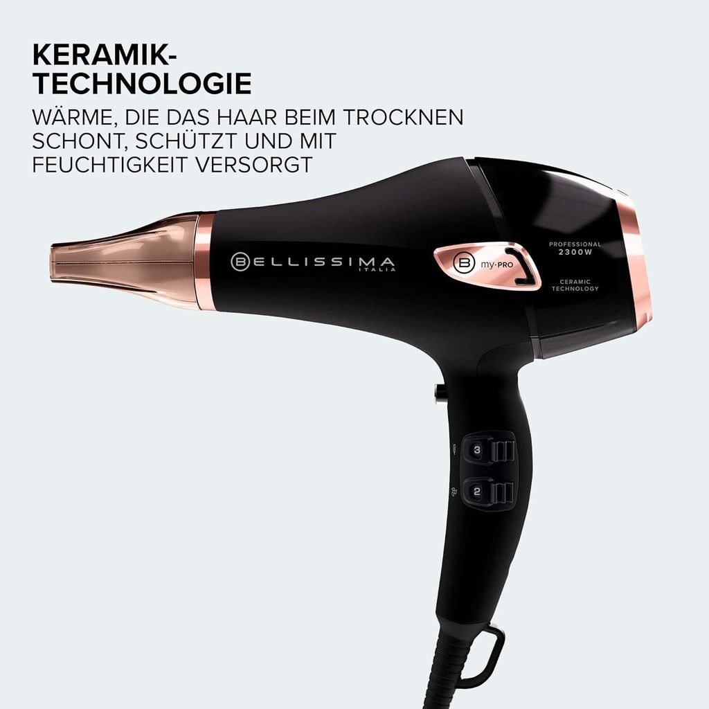 Haartrockner Keramiktechnologie, 2300,00 W, Keramiktechnologie Arganöl Leistung 2300 W 3 Temperaturen Ionisator