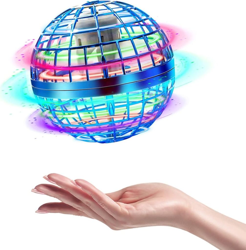 LED Flying Spinner - Der sichere und langlebige Flugspaß für Kinder mit USB-Aufladung und Tricks - fliegender Ball