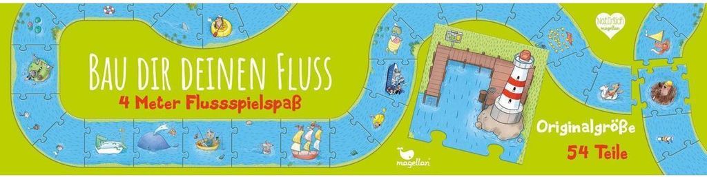 Bau dir deinen Fluss - 4 Meter Flussspielspaß