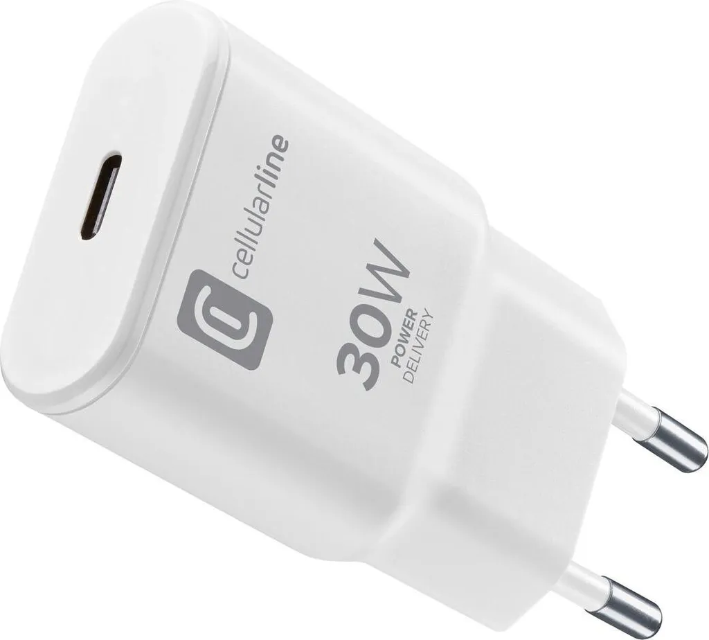 Cellularline Caricatore GaN 65W: Potenza USB-C per Laptop e Smartphone