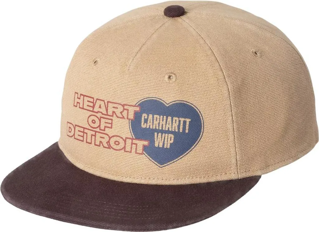 Casquette Carhartt WIP Arcan Dusty H Brown - Casquette en Toile Coton