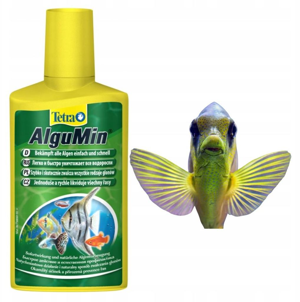 Tetra Algumin 500 ml Aquarium Wasserpflege gegen Algen, wirksam gegen Fadenalgen, Pinselalgen und Rotalgen für klares Wasser