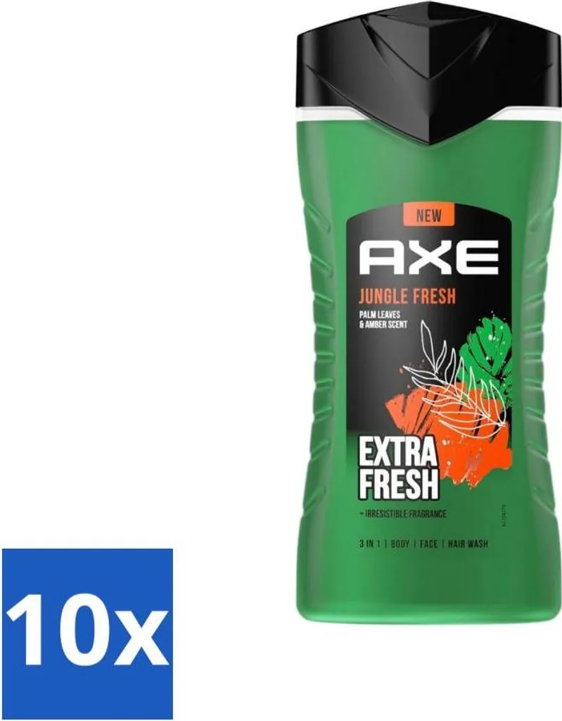 Offerta Axe Jungle Fresh 10x250ml - Docciaschiuma Uomo Extra Fresh