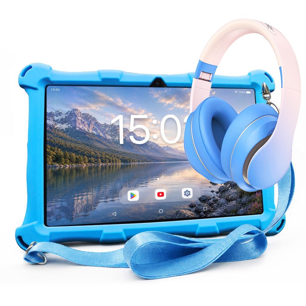 AngelTech Kinderpaket XL - Kindertablet + Kinderkopfhörer - Produktbild 