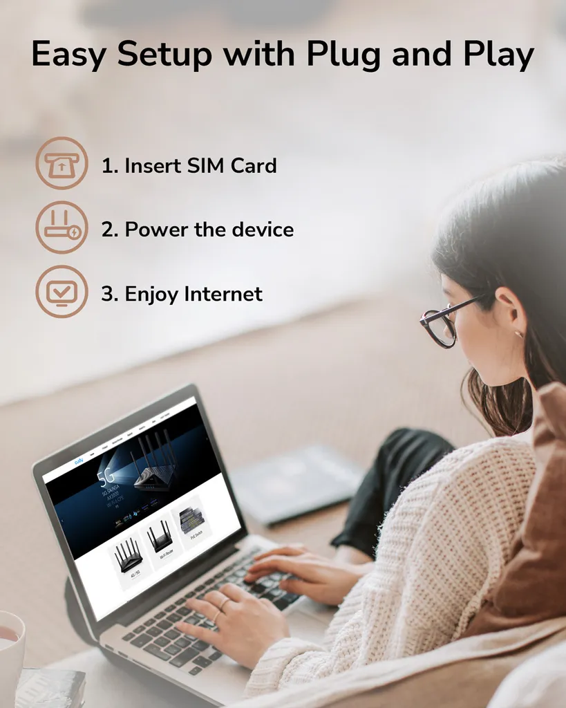 Routeur 4G LTE : solution Wi-Fi simple pour capter internet sans box