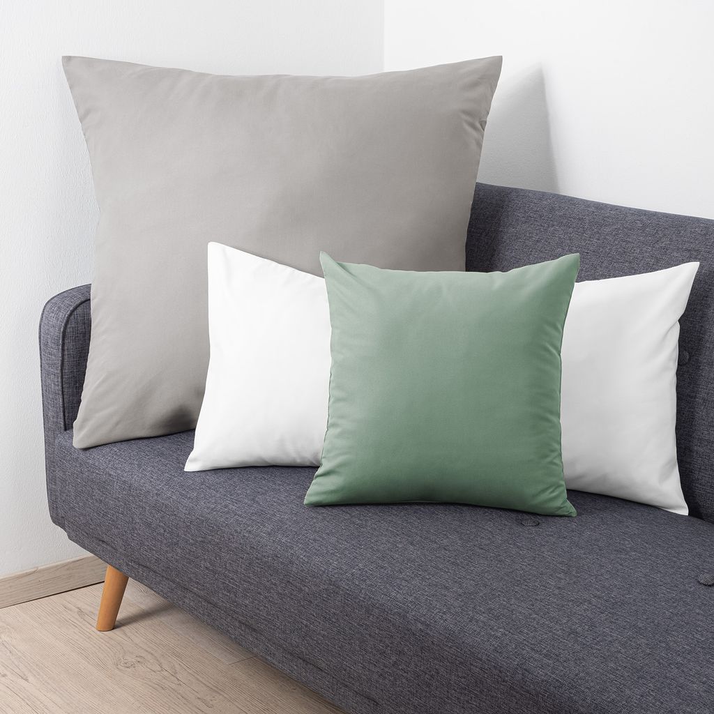 Blumtal Kissenbezug 80x80 cm 2er Set weich 80x80